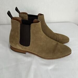 BP Chelsea Boot San Suede Tan Size 9.5M, Men's, casual, outdoor, work, winter.